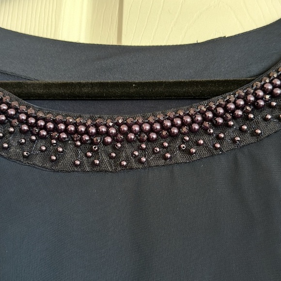 Dress 20w blue Adriana Papell pre owned like new - Picture 2 of 8